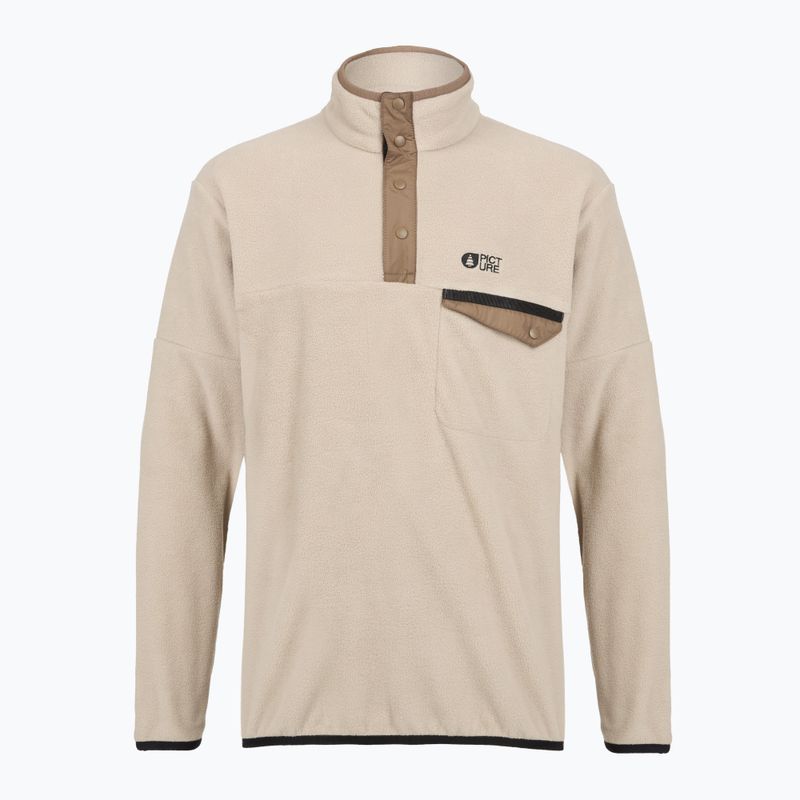 Pánská lyžařská fleecová mikina Picture Arcca 1/4 Zip pure cashmere 6