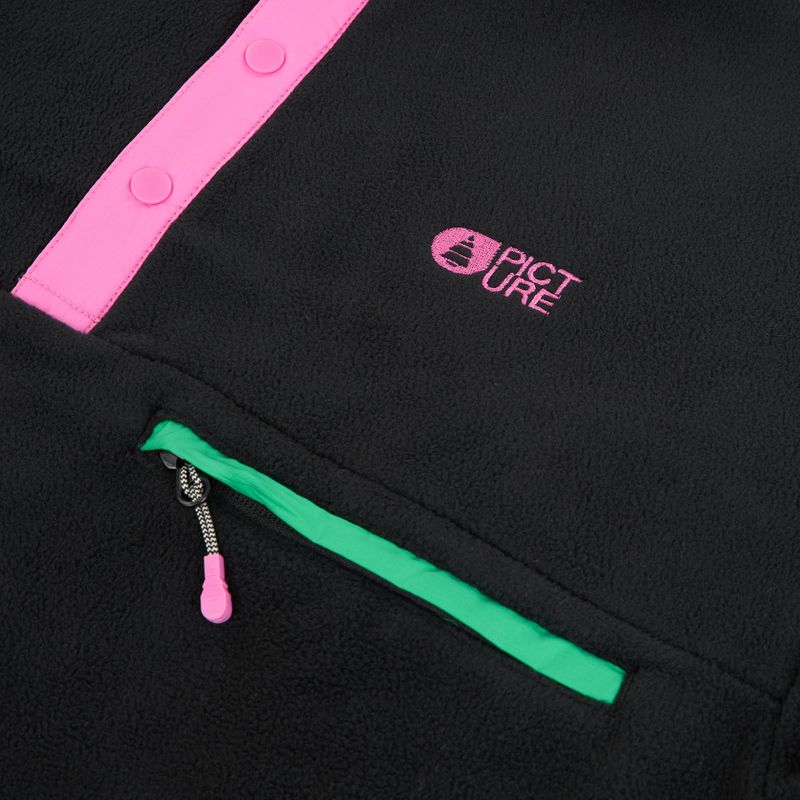 Dámská lyžařská fleecová mikina Picture Arcca 1/4 Zip black 9