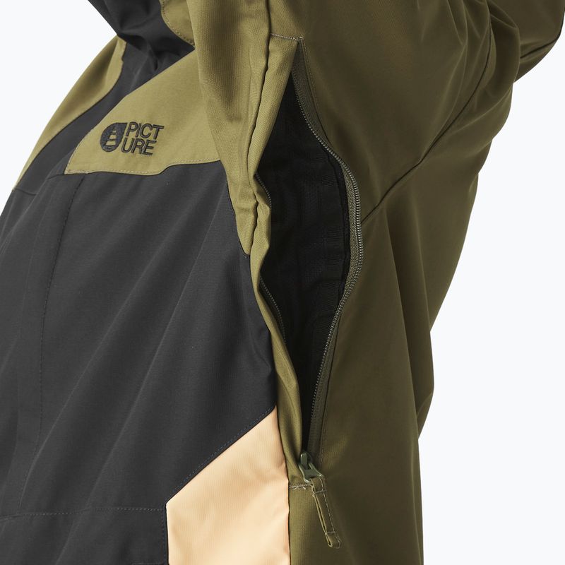 Dámská lyžařská bunda Picture Seakrest tobacco black 6