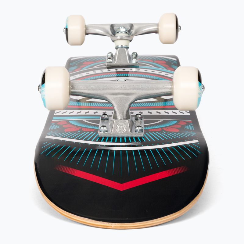 Element Hatched Red Blue barevný klasický skateboard W4CPC4 5