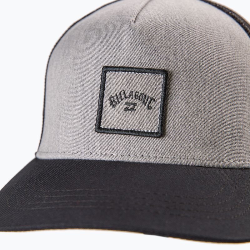 Baseballová čepice Billabong Stacked Trucker grey heather 3