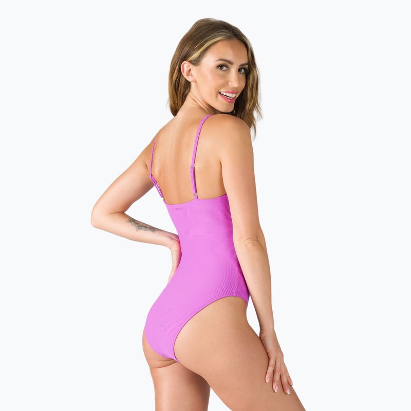 Dámské jednodílné plavky Billabong Tanlines bright orchid 3