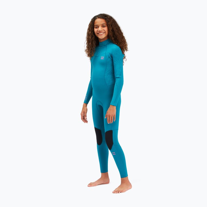 Dětský neopren   Billabong 3/2 Teen Synergy BZ FL Full blue lagoon 2