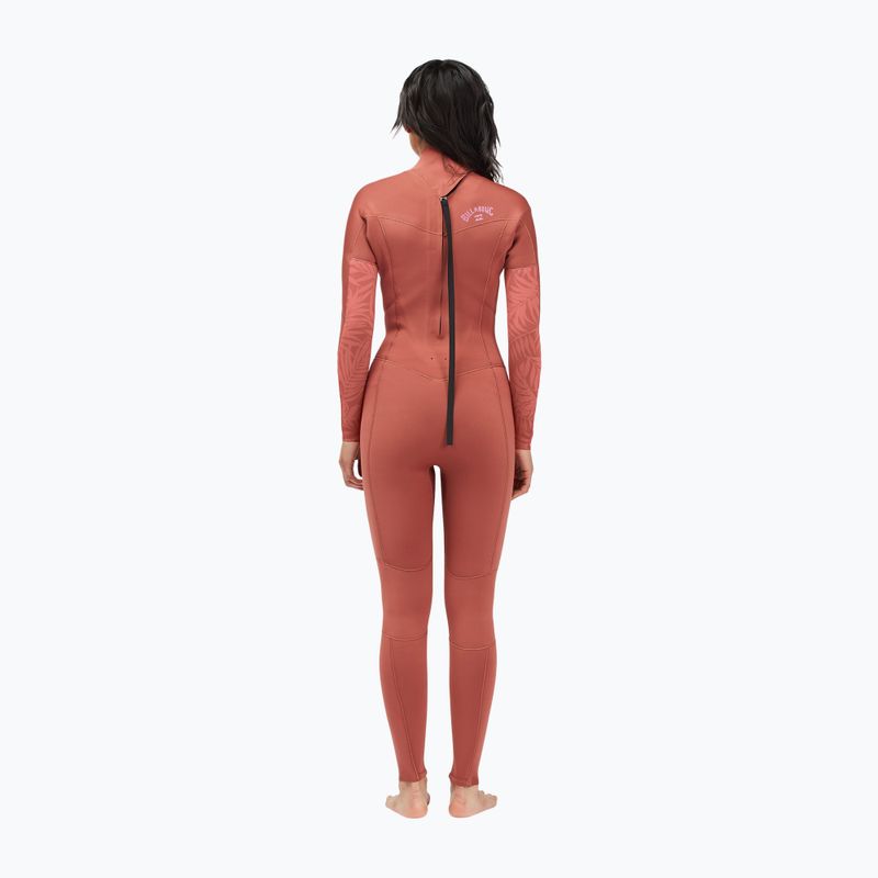 Dámský neopren Billabong 3/2 Synergy BZ L/SL red clay 3