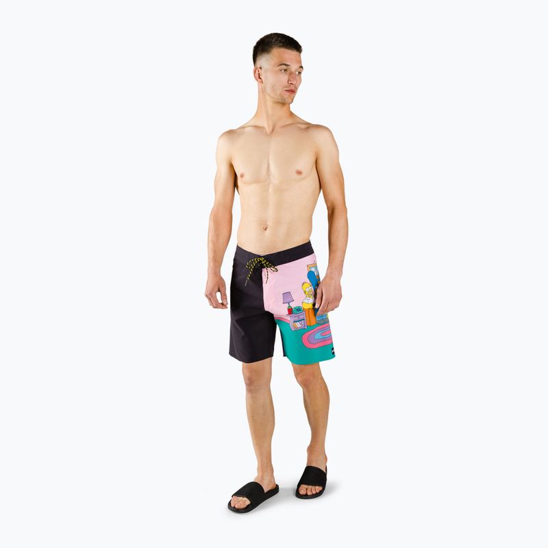 Pánské plavecké šortky Billabong Simpsons Family Couch black 2