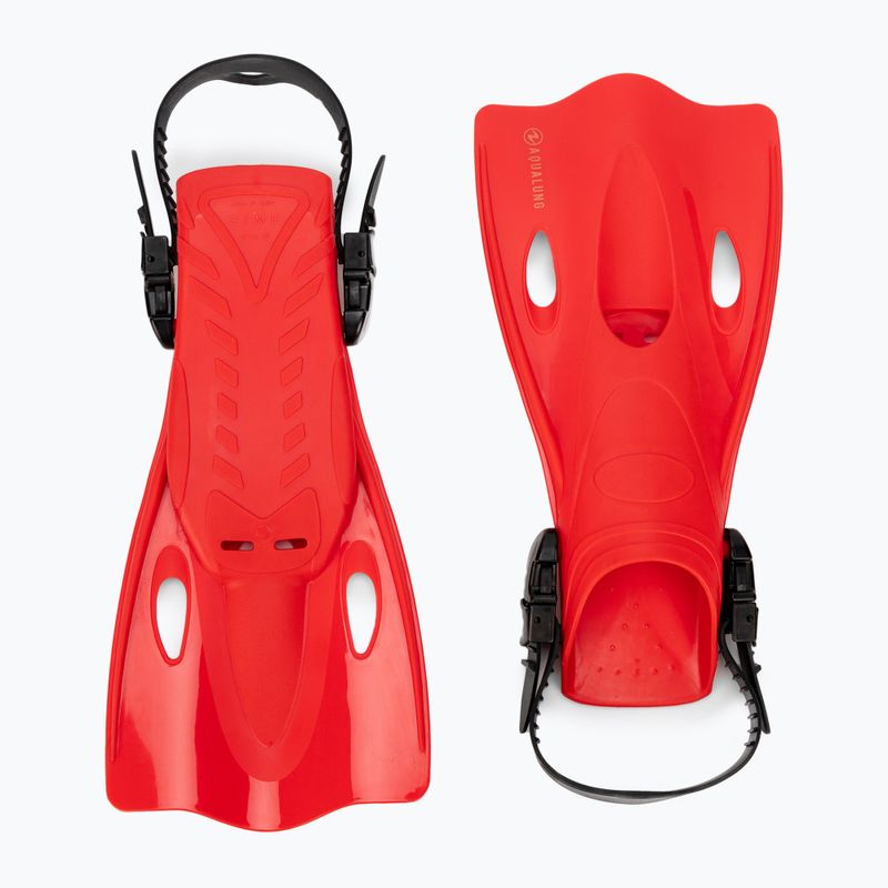 Aqualung Hero Set dětská sada šnorchlů červená SV1160675SM 7