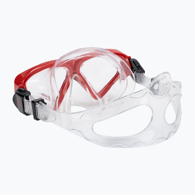 Aqualung Saturn Combo sada maska + šnorchl červená SC3980006 4