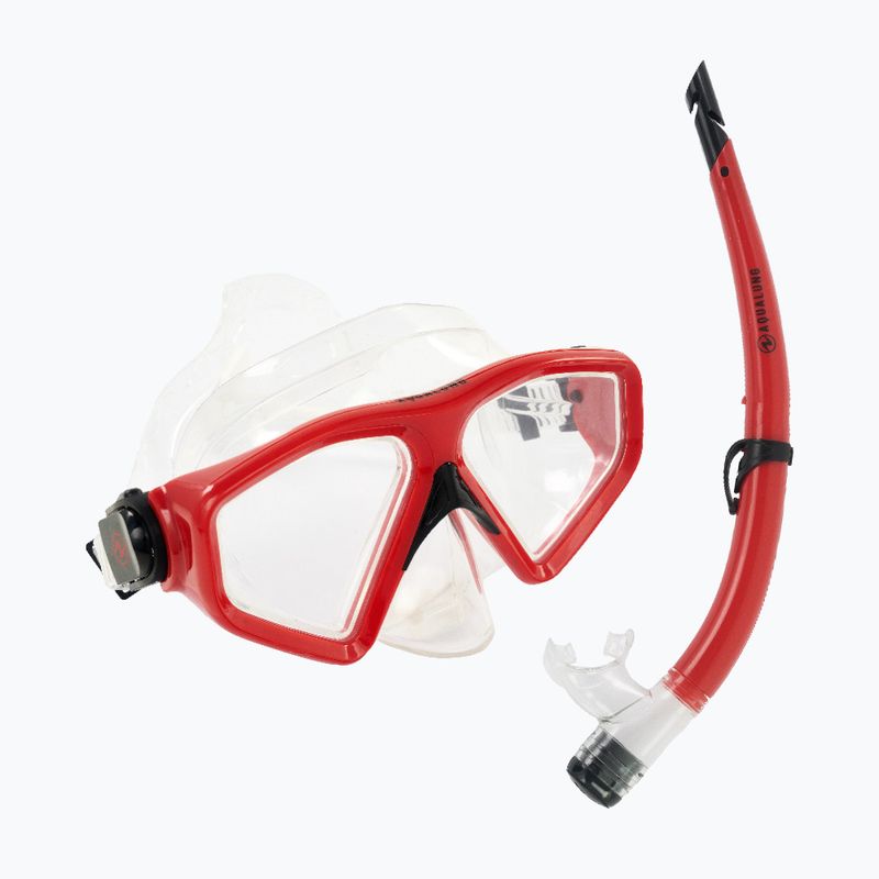 Aqualung Saturn Combo sada maska + šnorchl červená SC3980006 9