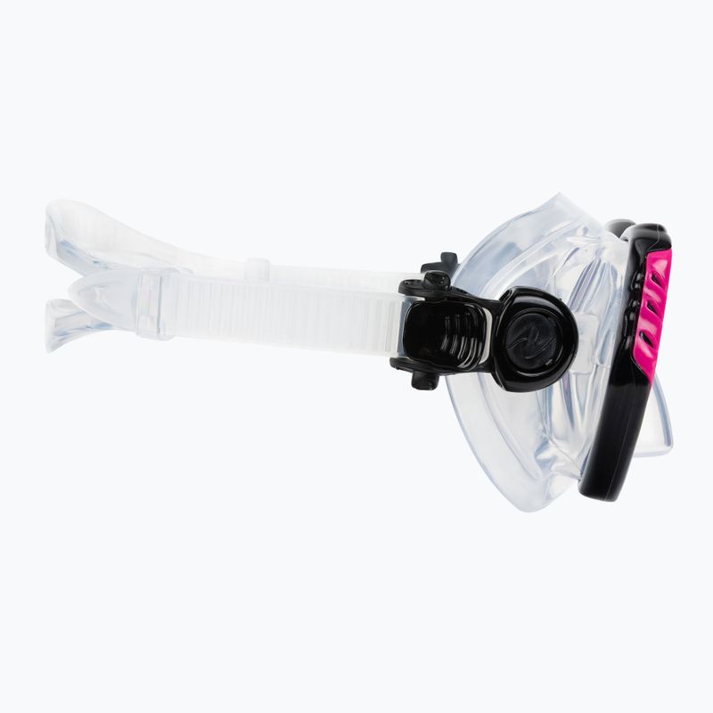 Aqualung Cub Combo dětská sada maska + šnorchl černá/růžová SC3990002 4