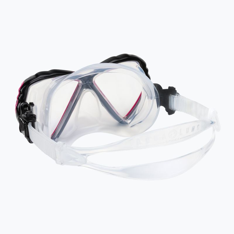 Aqualung Cub Combo dětská sada maska + šnorchl černá/růžová SC3990002 5