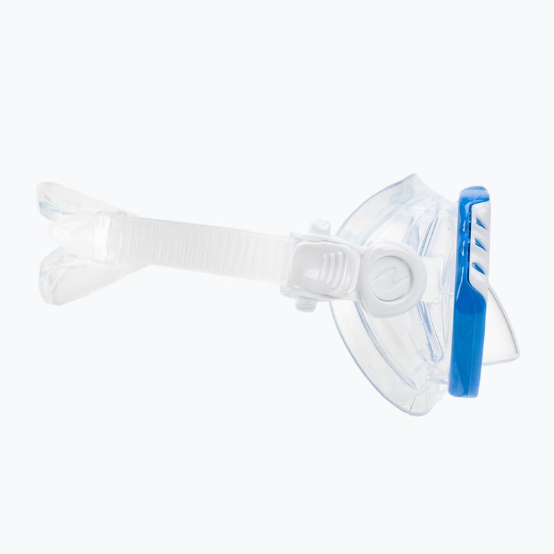 Aqualung Cub transparentní/modrá dětská potápěčská maska MS5540040 3