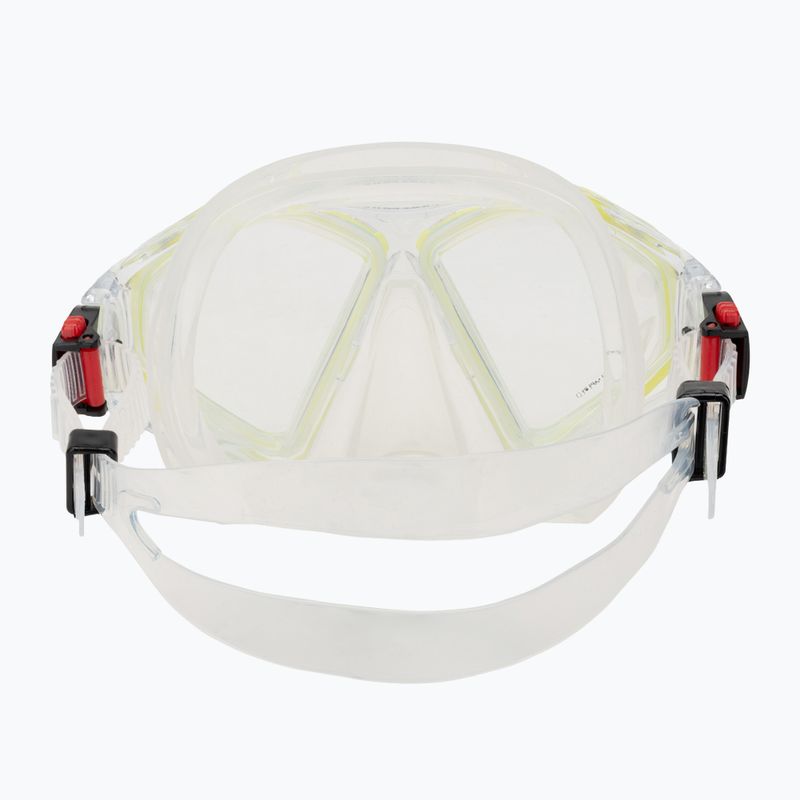Potápěčská maska Aqualung Hawkeye transparentní/žlutá MS5570007 4