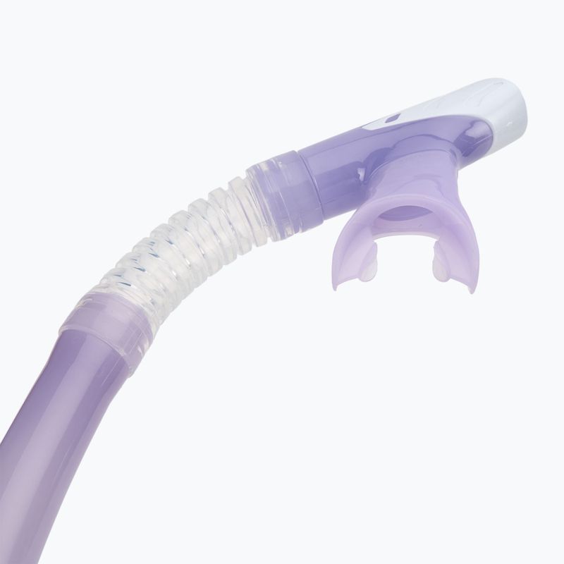 Šnorchlovací sada Aqualung Nabul maska + šnorchl  + ploutve  translucid purple 7