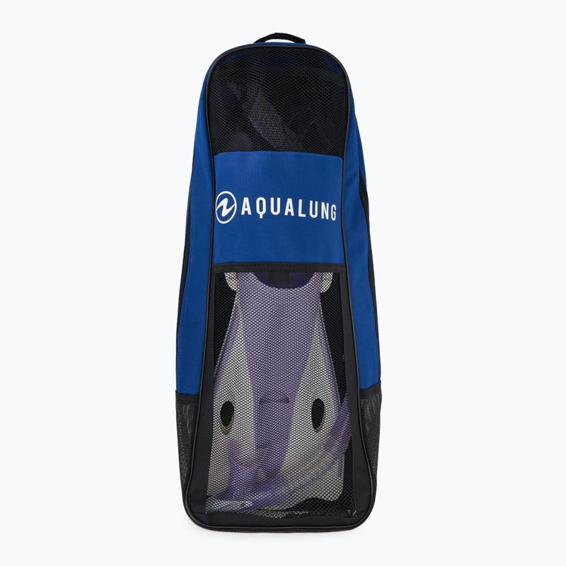 Šnorchlovací sada Aqualung Nabul maska + šnorchl  + ploutve  translucid purple 13