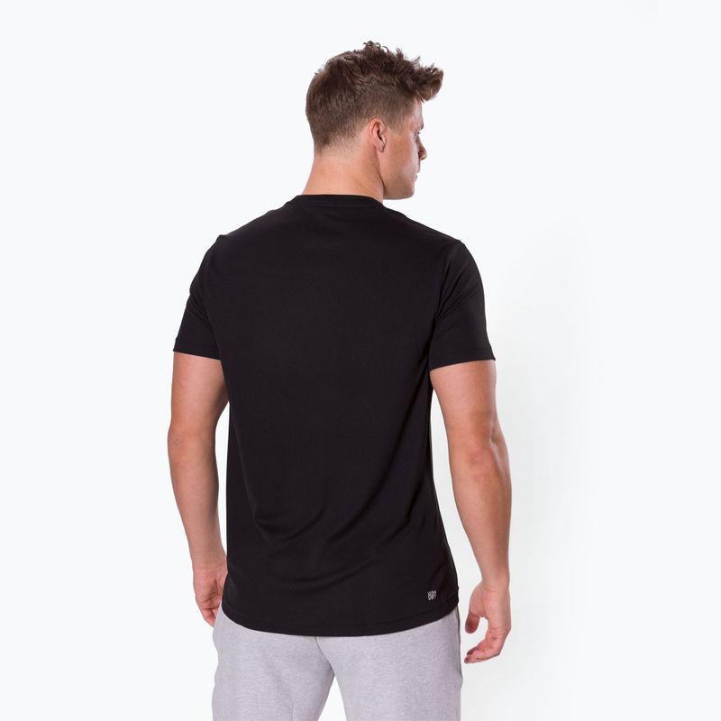 Pánské tenisové tričko Lacoste černé TH3401 031 3