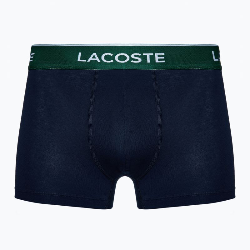 Boxerky Lacoste 5H3401 3 pary navy blue/green/red/navy 3