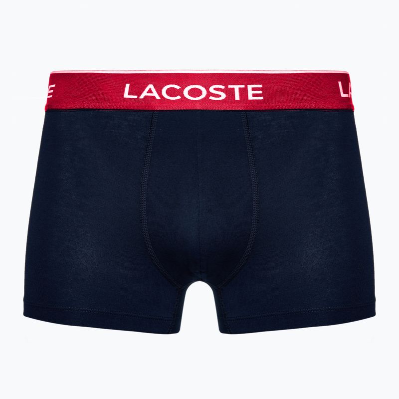 Boxerky Lacoste 5H3401 3 pary navy blue/green/red/navy 4