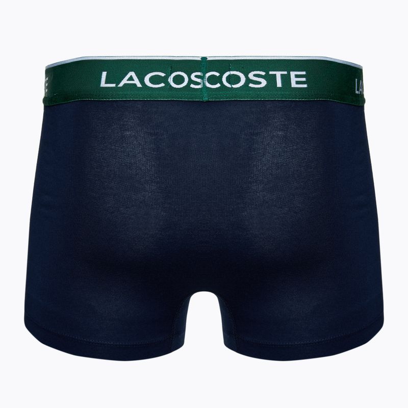 Boxerky Lacoste 5H3401 3 pary navy blue/green/red/navy 5