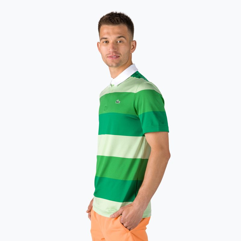 Pánská polokošile Lacoste zelená DH0872 FR9 2