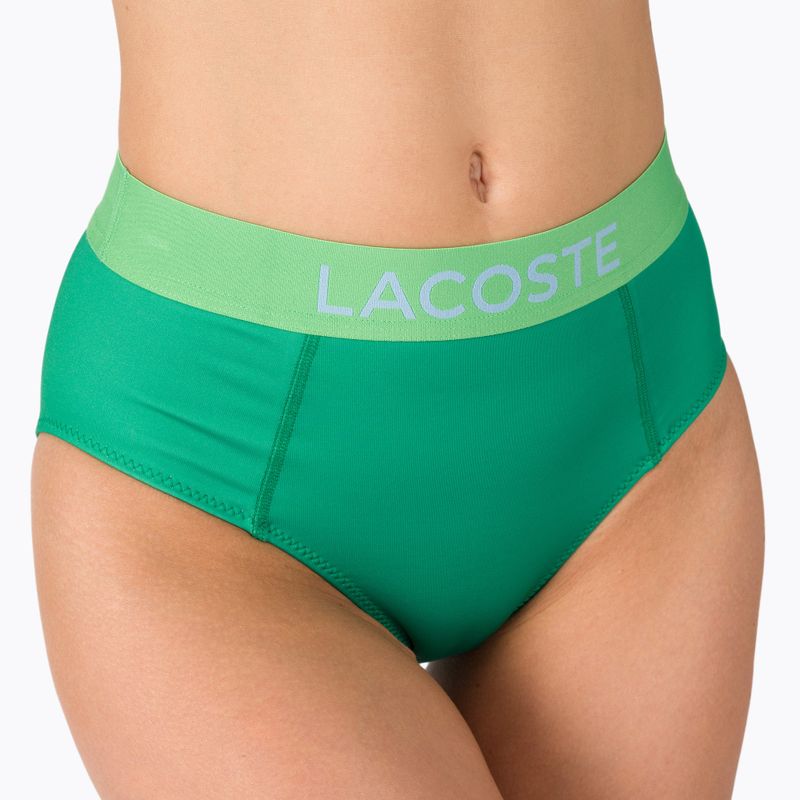 Dámský spodní díl plavek Lacoste zelený MF3390 4