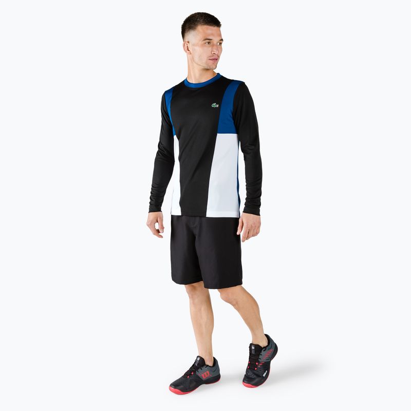 Lacoste pánské tenisové tričko černé TH0831 AVT 2