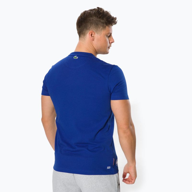 Pánské tričko Lacoste bílé TH0964.EMJ.T3 3