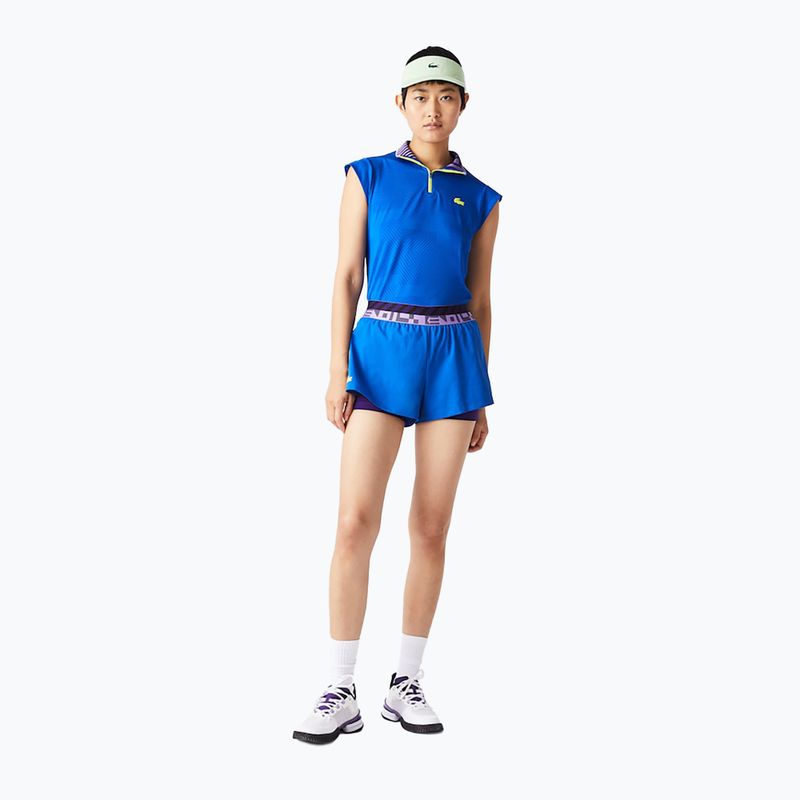 Pánské tenisové kraťasy Lacoste modré GF9262 5