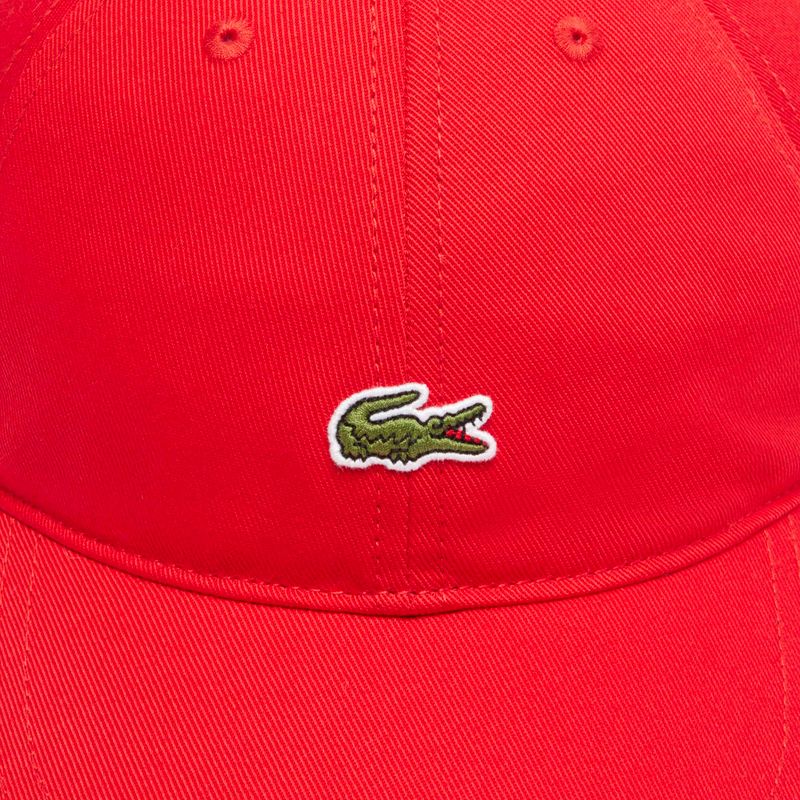 Kšiltovka Lacoste RK0491 red 4