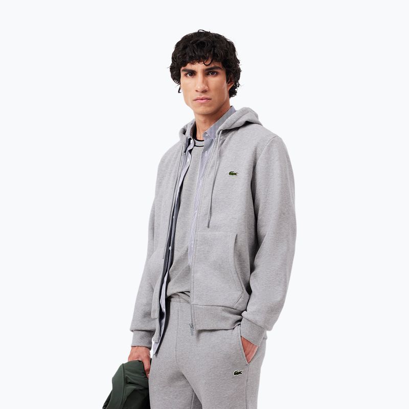 Pánská tepláková souprava Lacoste WH2528 silver chine 4