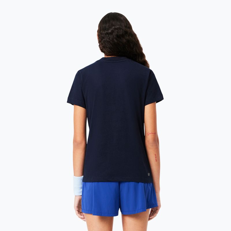 Dámské tričko Lacoste TF9246 navy blue 3
