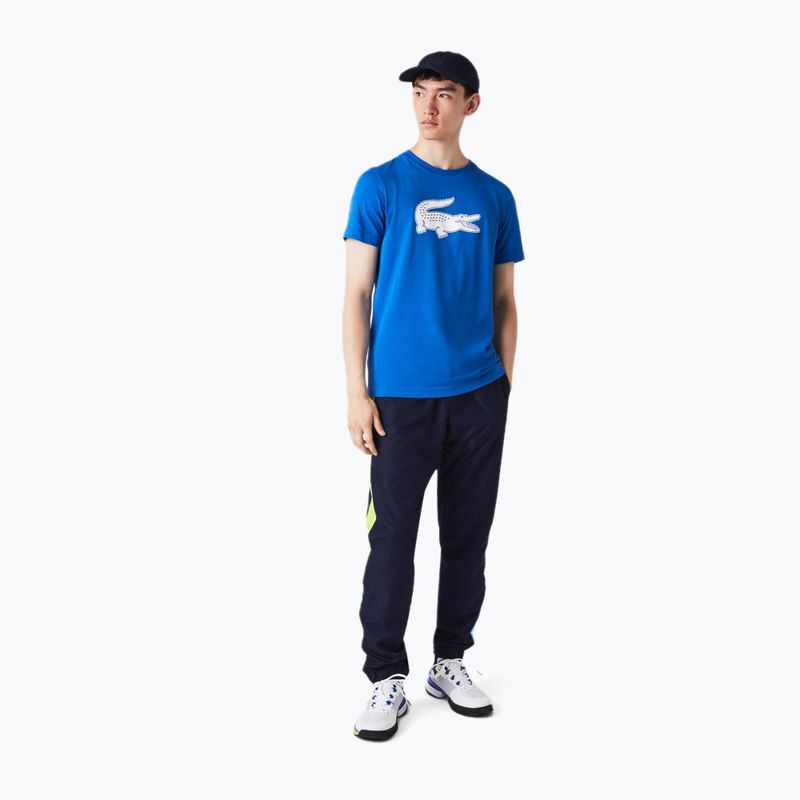 Pánské tenisové tričko Lacoste modré TH2042.LUX.T3