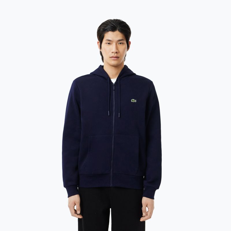 Pánská mikina Lacoste SH9626 navy blue