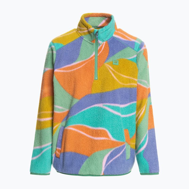 Dámská snowboardová mikina Billabong Boundary Mock 3 sea green