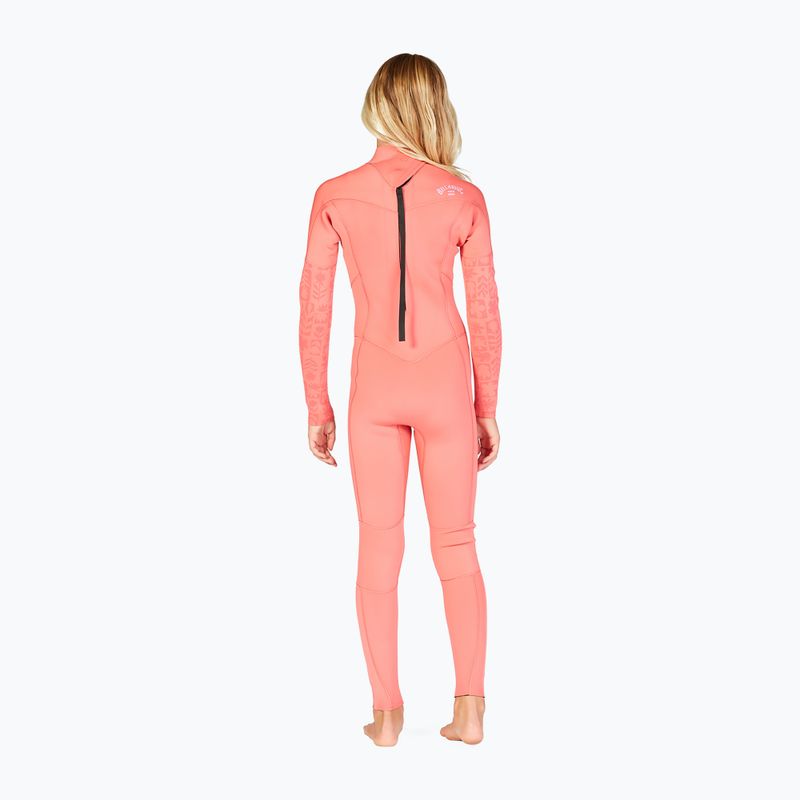 Dětský neopren   Billabong 4/3 Teen Synergy BZ vintage coral 2