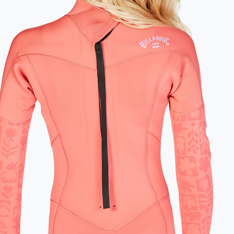 Dětský neopren   Billabong 4/3 Teen Synergy BZ vintage coral 4