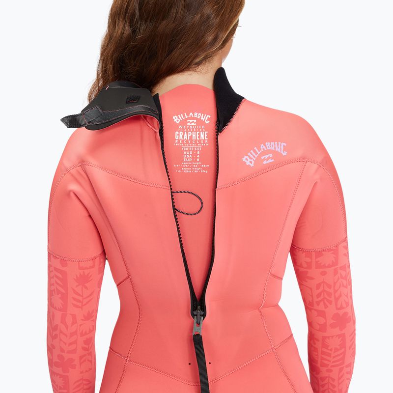 Dámský plavecký neopren  Billabong 4/3 mm Synergy BZ Full vintage coral 5