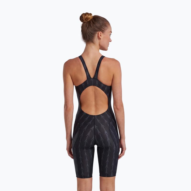 Dámské jednodílné plavky TYR Fusion 2 Aerofit Shortjohn black 2