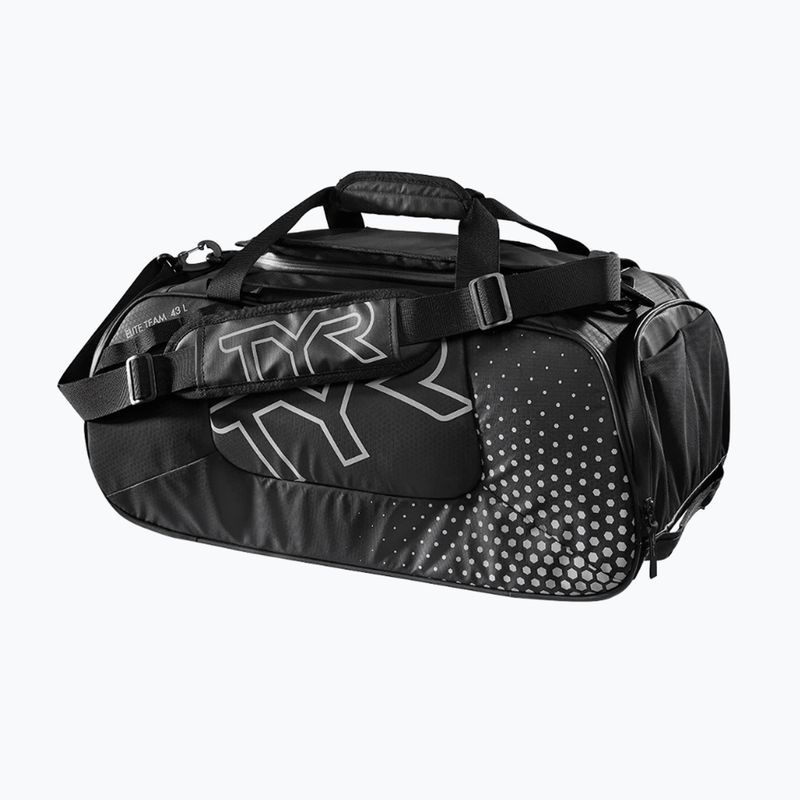 Tréninková taška TYR Elite Team Gym Duffel 43 l black