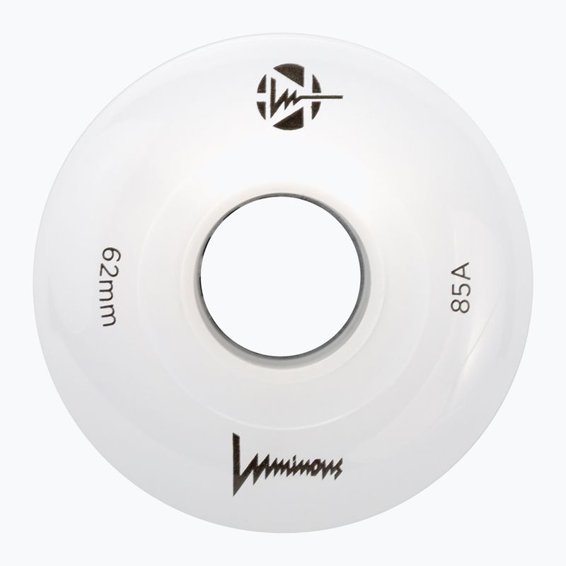 Kolečka na kolečkové brusle FR Skates Luminous Led Quad Wheel 62mm/85A Sixies 6LED X4 white 3