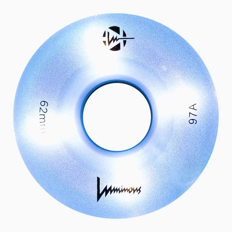 Kolečka na kolečkové brusle FR Skates Luminous Led Quad Wheel 62mm/97A X4 white pearl 4