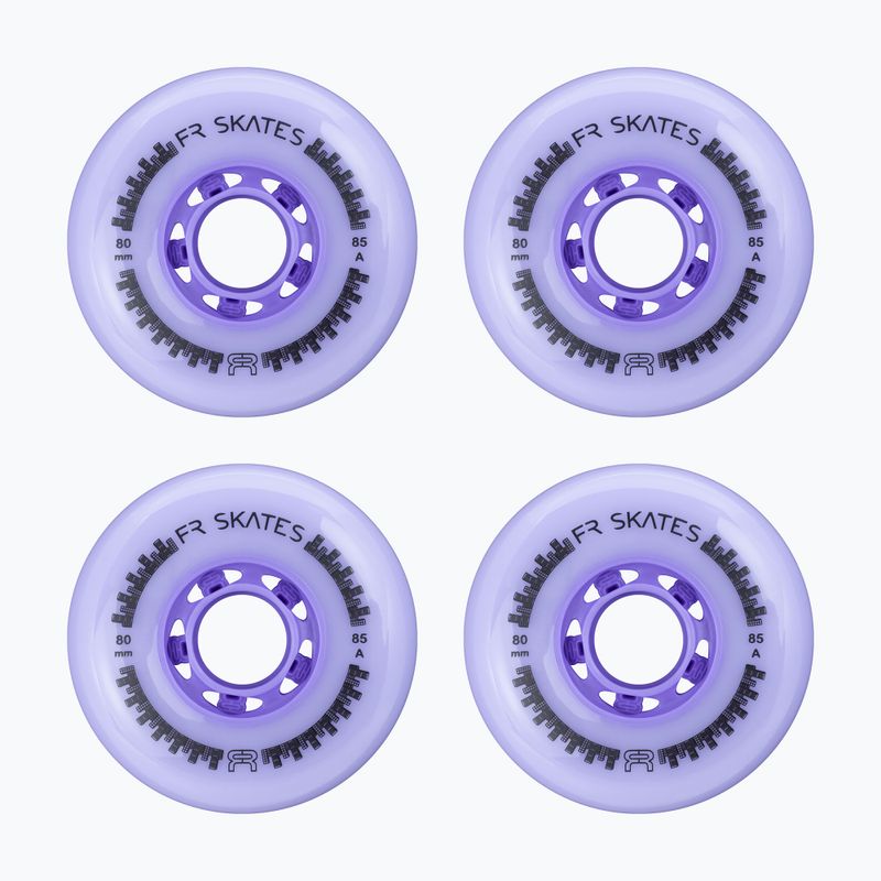 Kolečka na kolečkové brusle FR Skates Downtown Wheel 80mm/85A X4 light purple/purple 2