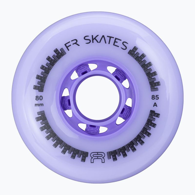 Kolečka na kolečkové brusle FR Skates Downtown Wheel 80mm/85A X4 light purple/purple 3