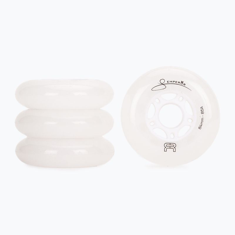 Kolečka na kolečkové brusle FR Skates Downtown Wheel 84mm/85A Emperor X4 natural/white 2