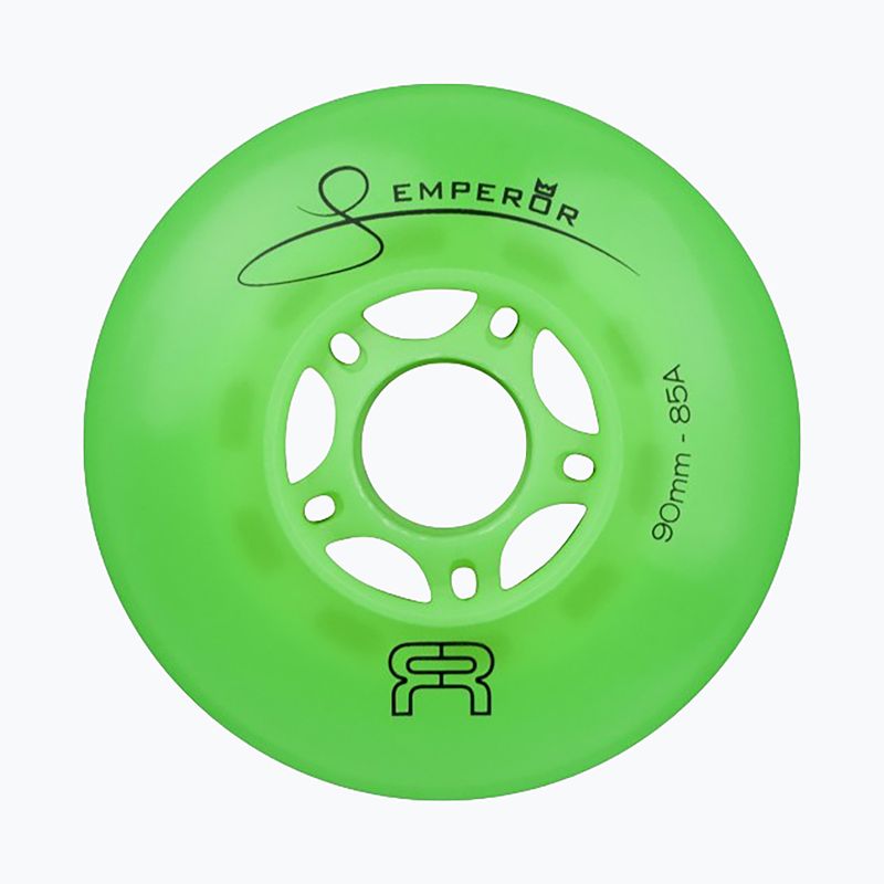 Kolečka na kolečkové brusle FR Skates Downtown Wheel 90mm/85A Emperor X4 green 2