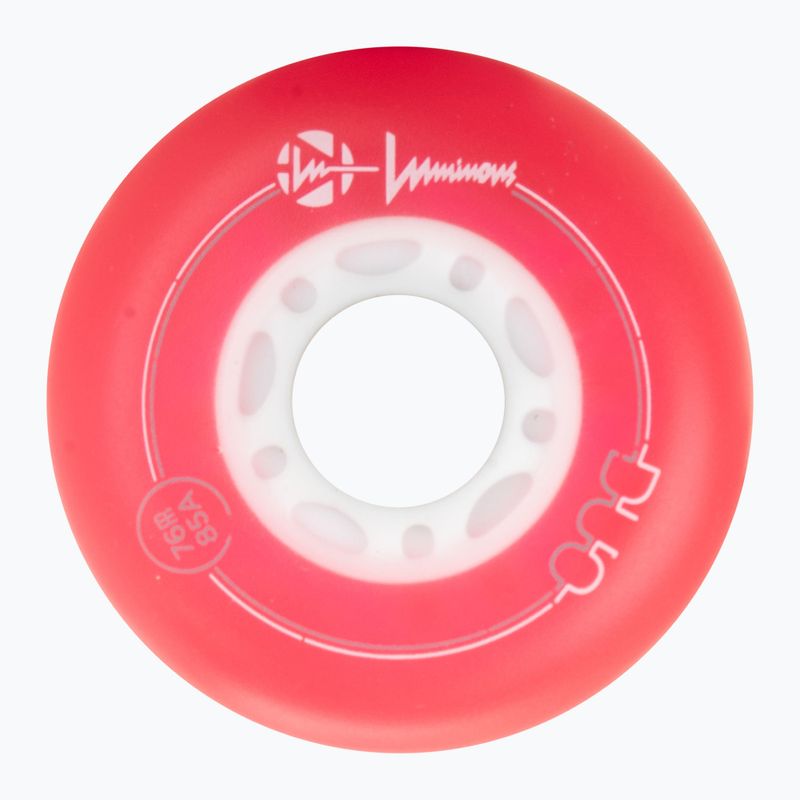 Kolečka na kolečkové brusle Luminous Led Wheels Duo 76mm/85A X4 red/blue 3
