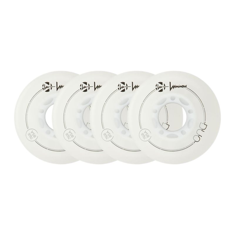 Kolečka na kolečkové brusle Luminous Led Wheels Duo 76mm/85A X4 white/blue 6