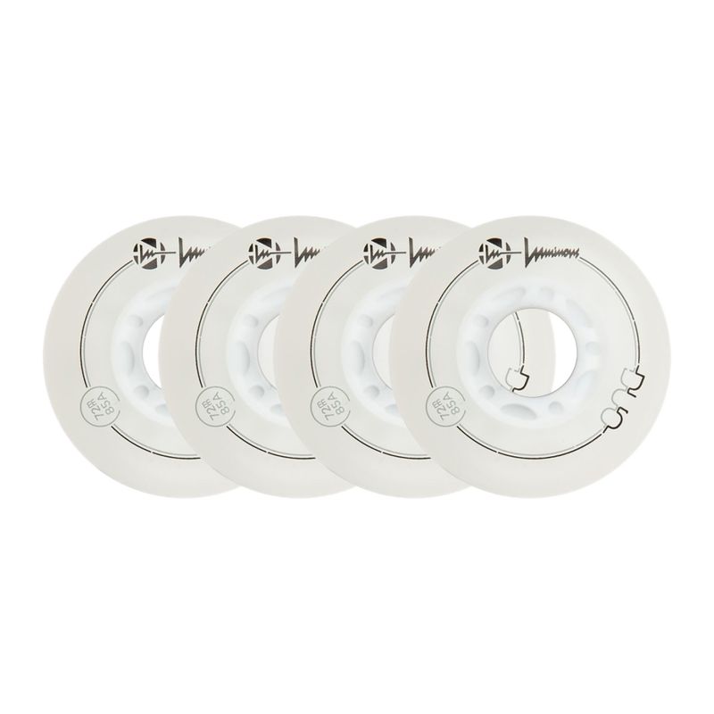 Kolečka na kolečkové brusle Luminous Led Wheels Duo 72mm/85A X4 white/blue 6