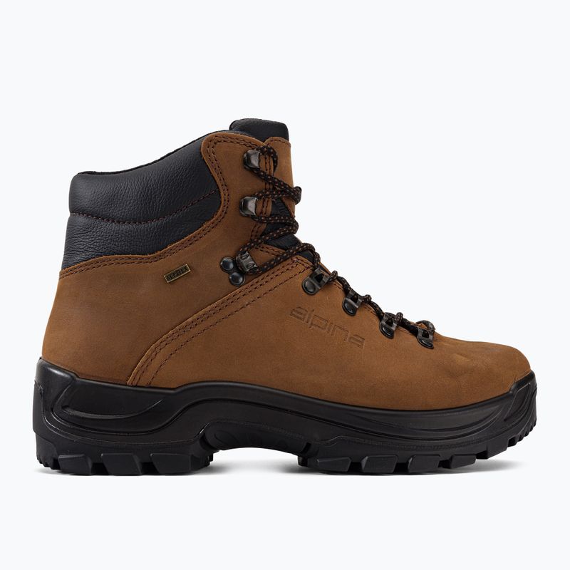 Pánské trekové boty Alpina Tundra brown 2