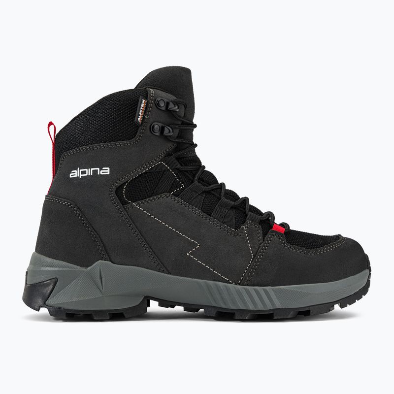 Pánské trekové boty Alpina Tracker Mid black/grey 2