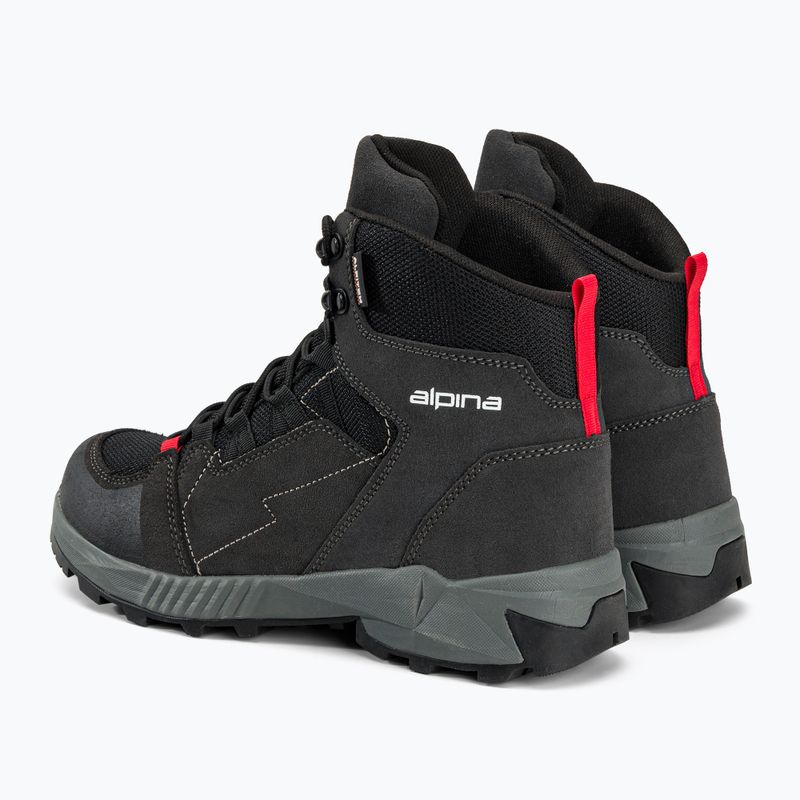 Pánské trekové boty Alpina Tracker Mid black/grey 3